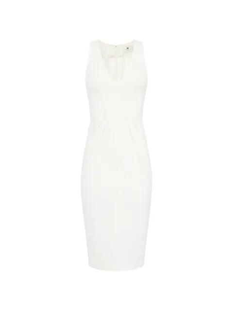 V-neck embroidered midi dress by ELISABETTA FRANCHI