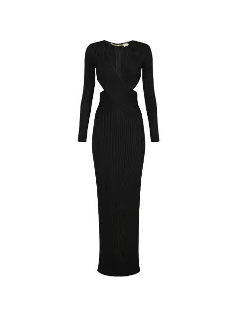 V-neck knitted maxi dress by ELISABETTA FRANCHI