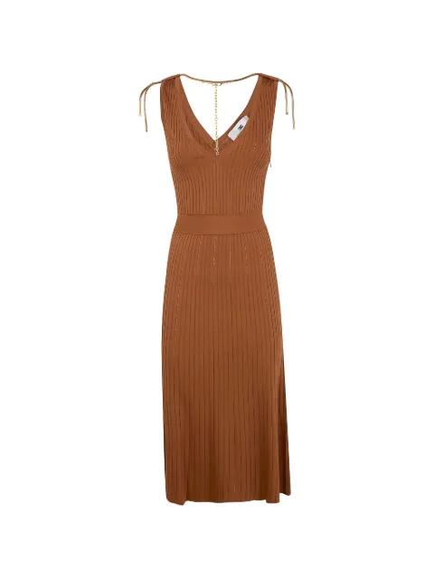V-neck ribbed dress by ELISABETTA FRANCHI