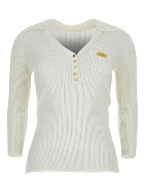 V-neck ribbed sweater by ELISABETTA FRANCHI