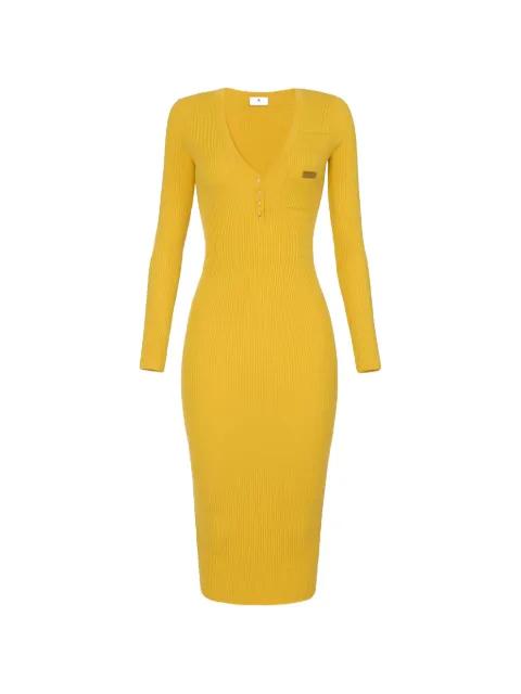 V-neck rmidi dress by ELISABETTA FRANCHI