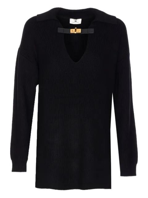 V-neck wool-blend sweater by ELISABETTA FRANCHI
