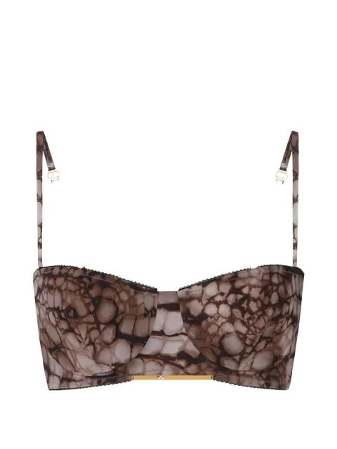 alligator-patterned bra by ELISABETTA FRANCHI