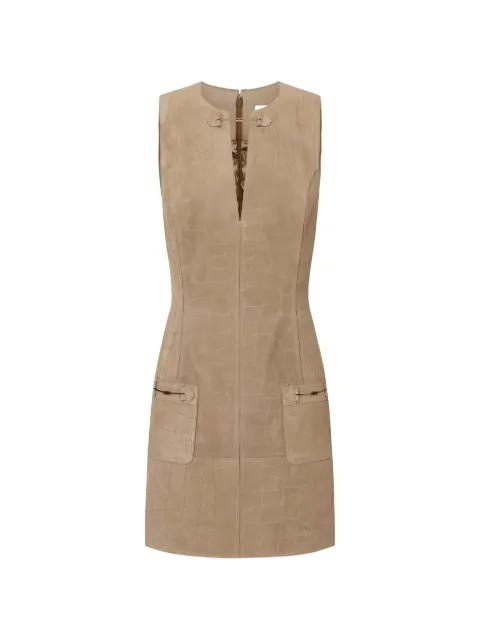 alligator-print mini dress by ELISABETTA FRANCHI