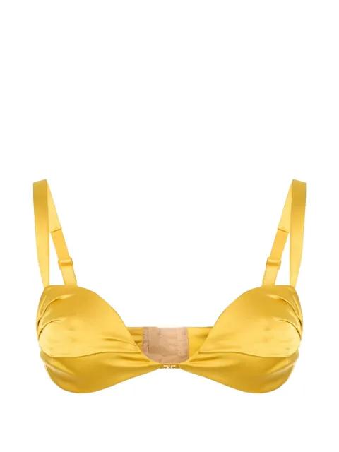 almond-shaped metal logo bra by ELISABETTA FRANCHI