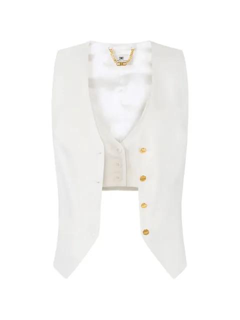 asymmetric cuts waistcoat by ELISABETTA FRANCHI