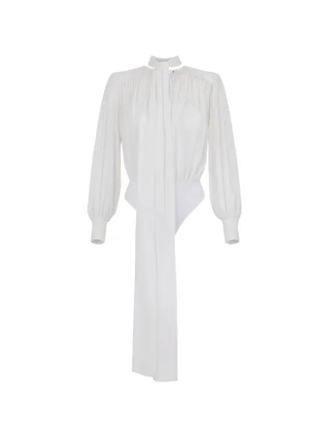 balloon-sleeve bodysuit by ELISABETTA FRANCHI