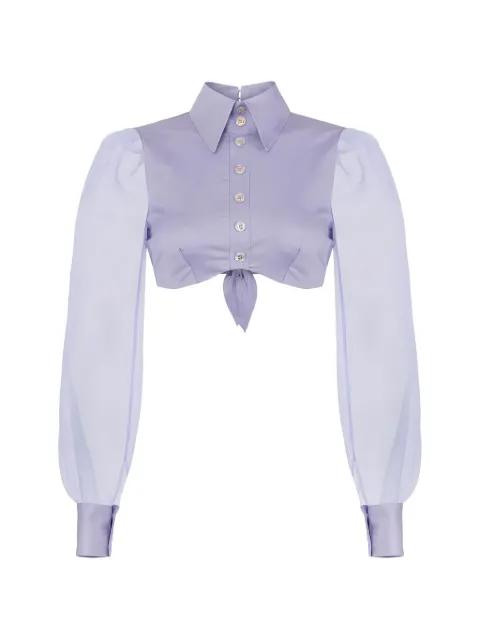 balloon-sleeve shirt by ELISABETTA FRANCHI