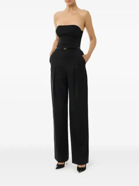 bandeau belted jumpsuit by ELISABETTA FRANCHI