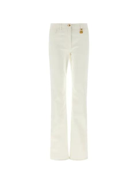 belt-loop  padlock-detail trousers by ELISABETTA FRANCHI