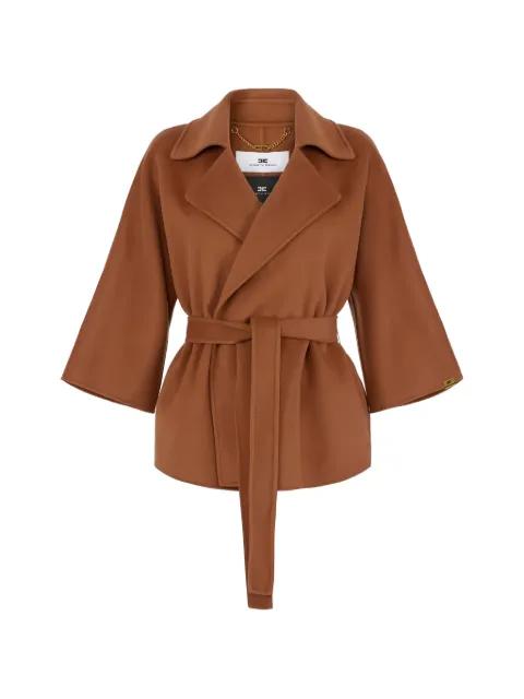 belted coat by ELISABETTA FRANCHI