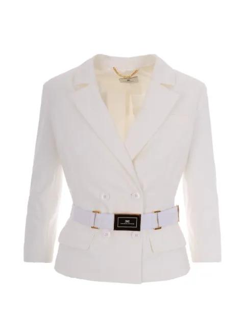 belted fitted jacket by ELISABETTA FRANCHI