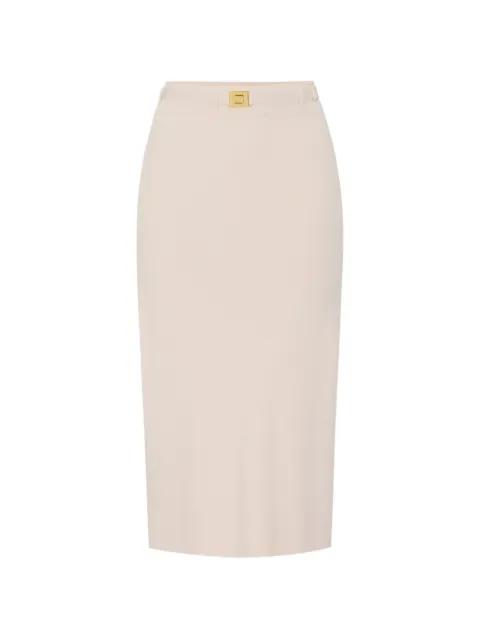 belted midi skirt by ELISABETTA FRANCHI
