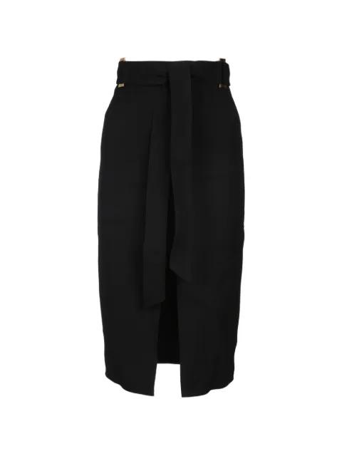 belted midi skirt by ELISABETTA FRANCHI