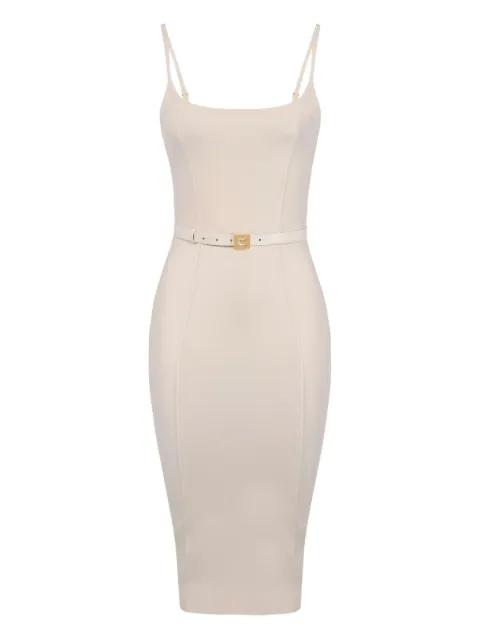 belted sleeveless dress by ELISABETTA FRANCHI