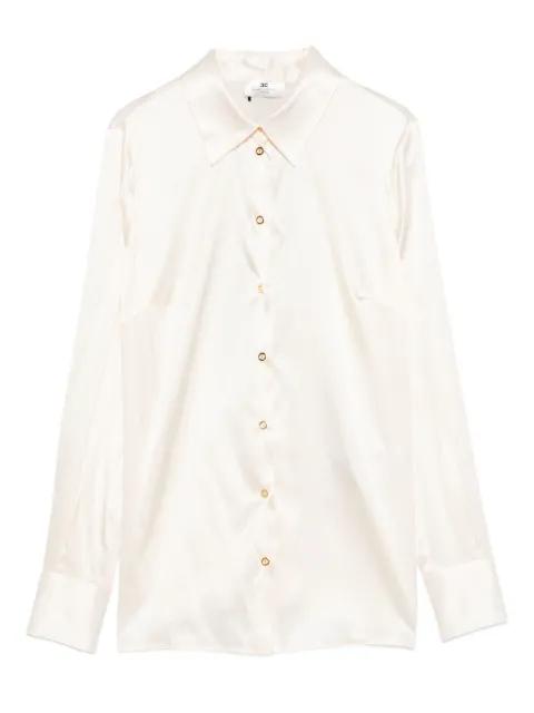 bow-detail satin shirt by ELISABETTA FRANCHI