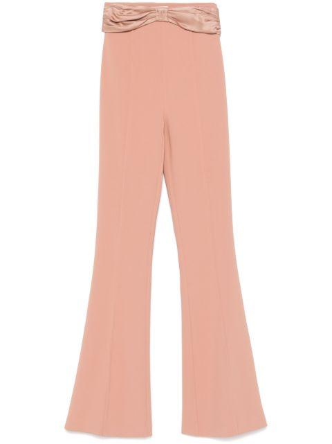 bow-detailing trousers by ELISABETTA FRANCHI