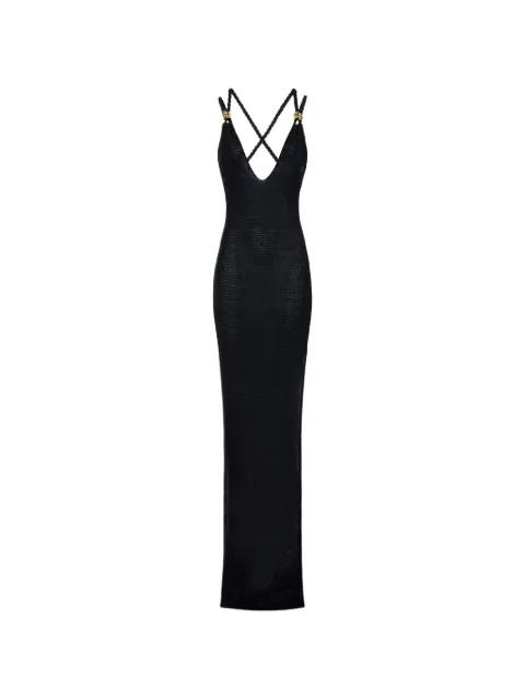 braided-strap maxi dress by ELISABETTA FRANCHI
