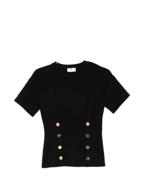 button-detail T-shirt by ELISABETTA FRANCHI