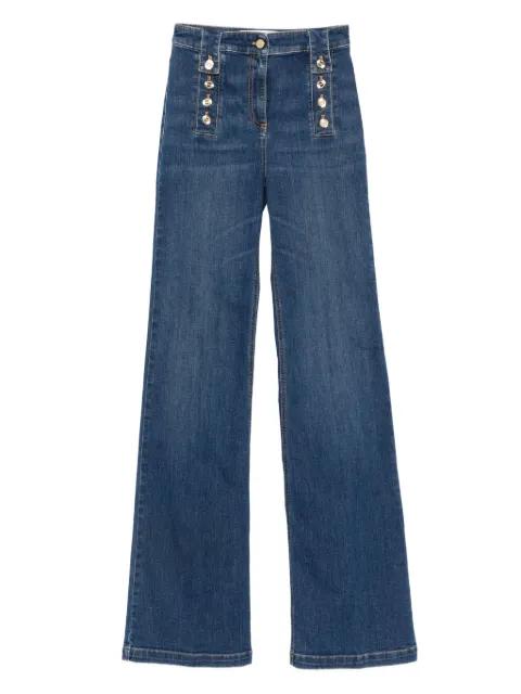 button-detailed jeans by ELISABETTA FRANCHI