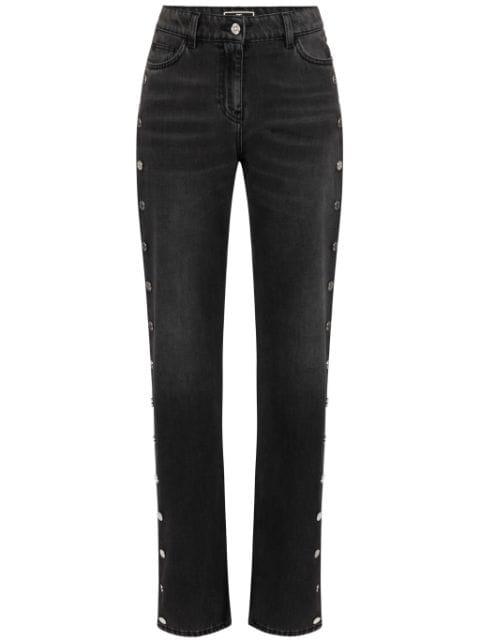button-embellished jeans by ELISABETTA FRANCHI