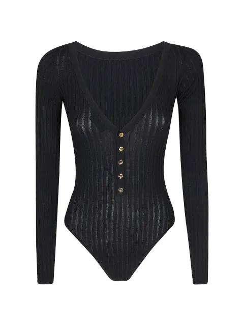 buttoned long-sleeve bodysuit by ELISABETTA FRANCHI