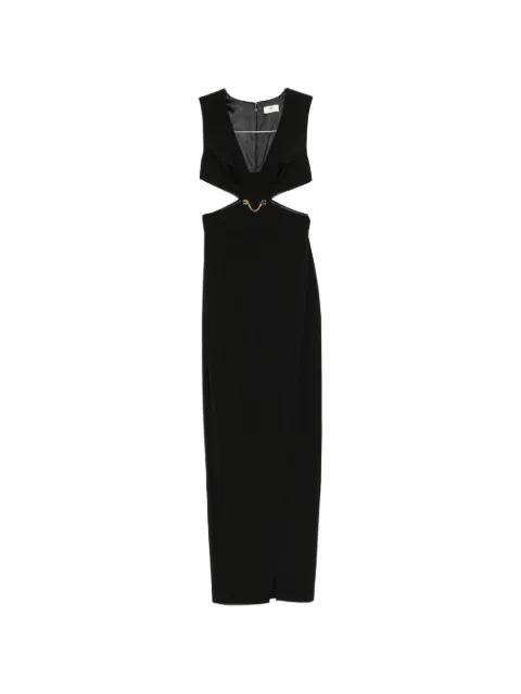 chain V-neck maxi dress by ELISABETTA FRANCHI