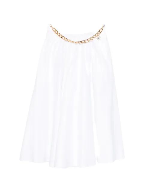 chain-detail midi skirt by ELISABETTA FRANCHI