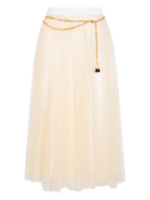 chain-detail skirt by ELISABETTA FRANCHI