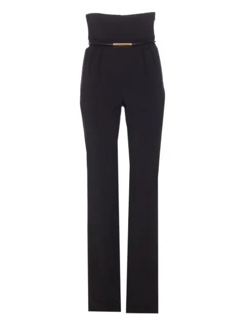 chain-link belted pants by ELISABETTA FRANCHI