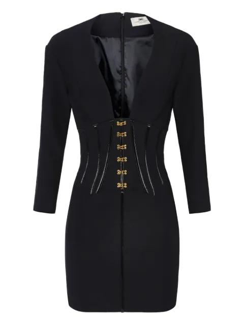 corset-detail mini dress by ELISABETTA FRANCHI