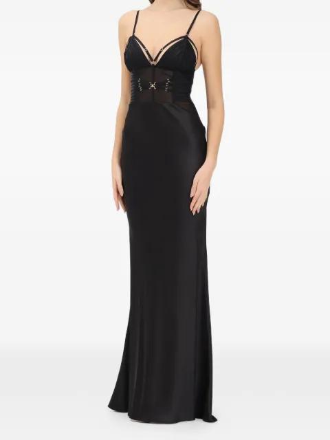 corset-panel maxi dress by ELISABETTA FRANCHI