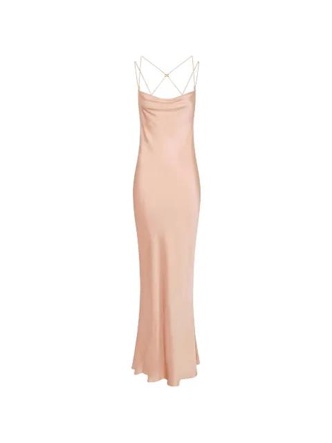 cowl slim maxi dress by ELISABETTA FRANCHI