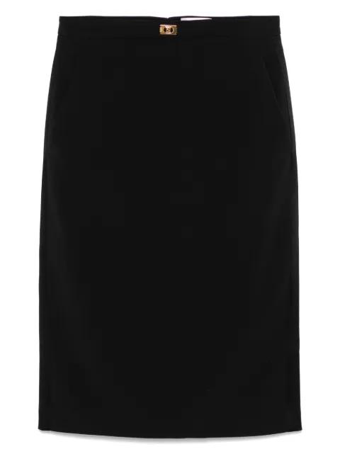 crepe mini skirt by ELISABETTA FRANCHI