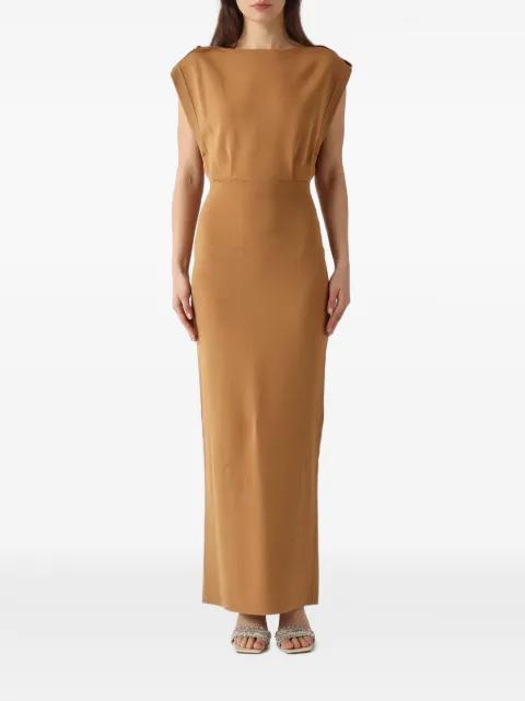 crew-neck maxi dress by ELISABETTA FRANCHI