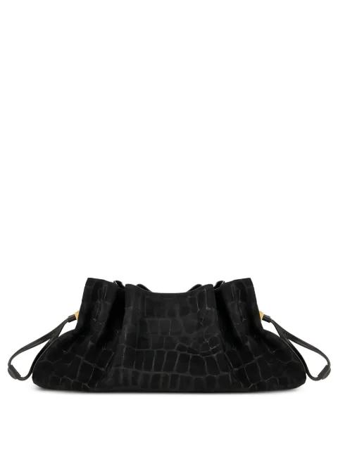 crocodile-effect clutch bag by ELISABETTA FRANCHI