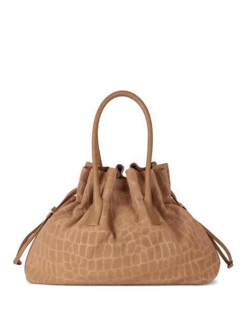 crocodile-print tote bag by ELISABETTA FRANCHI