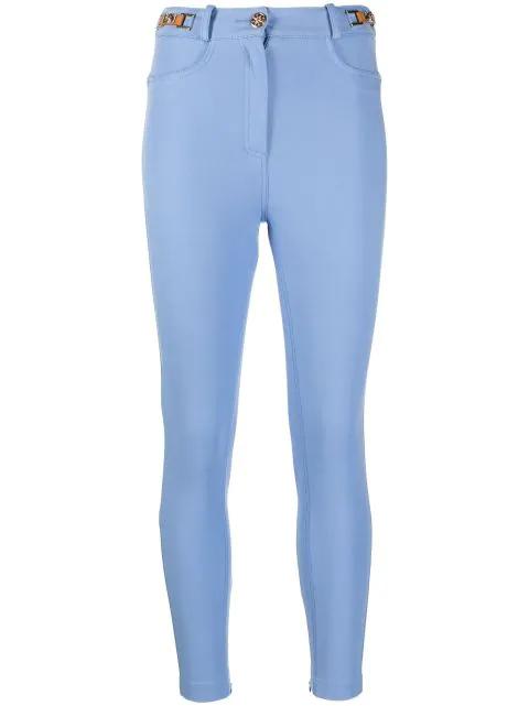 cropped skinny trousers by ELISABETTA FRANCHI