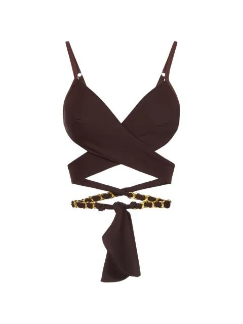 crossover jewel chain bra by ELISABETTA FRANCHI