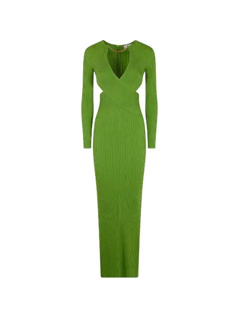 cut-out V-neck maxi dress by ELISABETTA FRANCHI