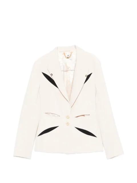 cut-out crêpe jacket by ELISABETTA FRANCHI