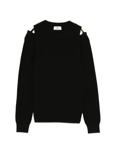 cut-out long-sleeve sweater by ELISABETTA FRANCHI