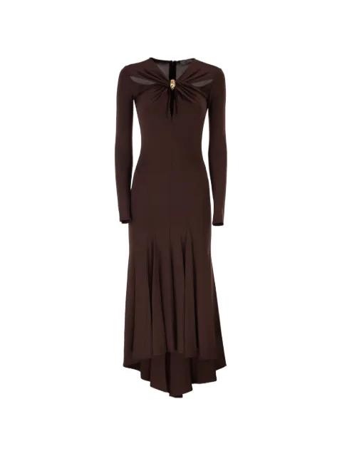 cut-out long-sleeves dress by ELISABETTA FRANCHI