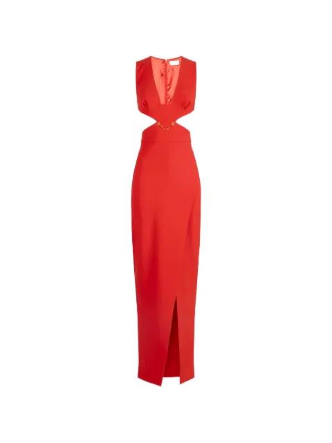 cut-outs chain-detail maxi dress by ELISABETTA FRANCHI