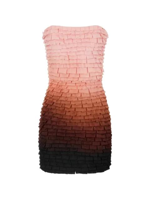 degradé tulle mini dress by ELISABETTA FRANCHI
