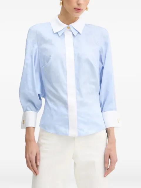 diamond-pattern jacquard shirt by ELISABETTA FRANCHI