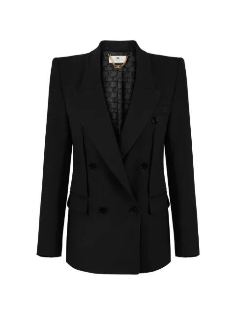 double-breasted peak-lapels blazer by ELISABETTA FRANCHI