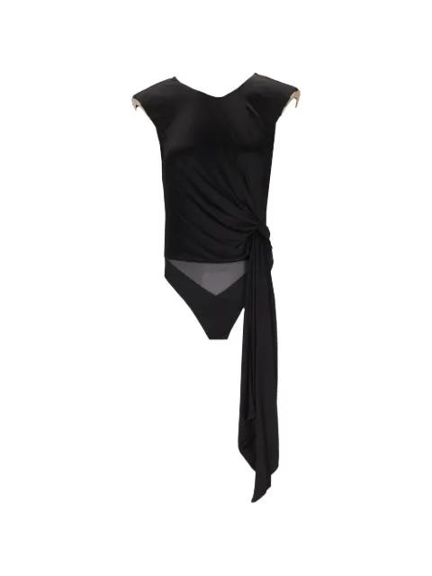 draped open-back bodysuit by ELISABETTA FRANCHI