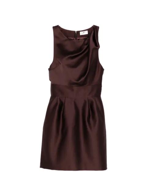 draped sleeveless mini dress by ELISABETTA FRANCHI