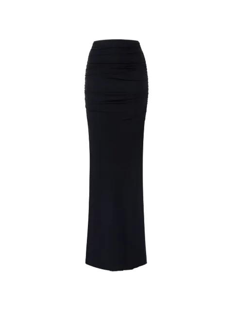 draping jersey long skirt by ELISABETTA FRANCHI